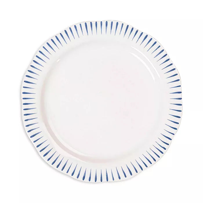 Sitio Stripe Delft Blue Dinner Plate