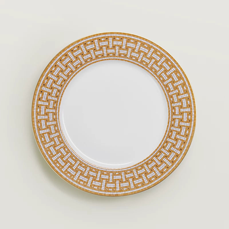 Mosaique Gold Dinner Plate