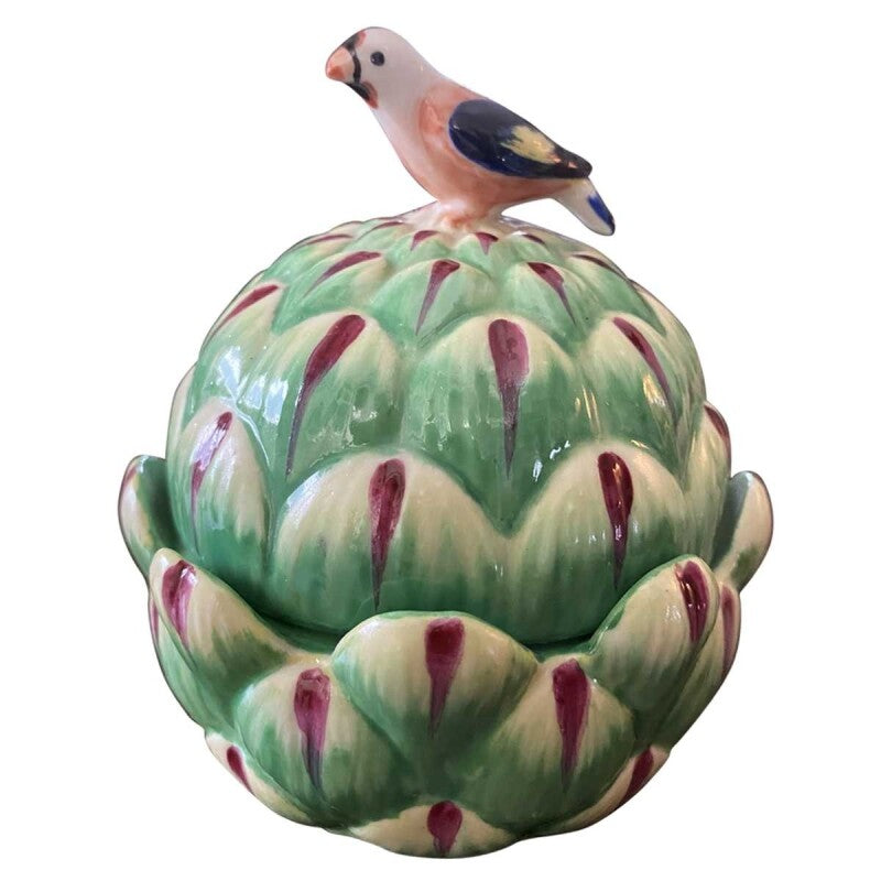 Majolica Artichoke Box