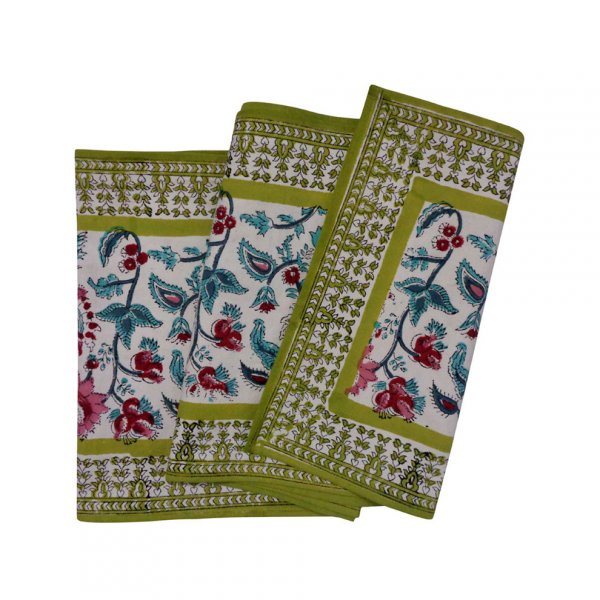 Indian Block Print Table Runner Long