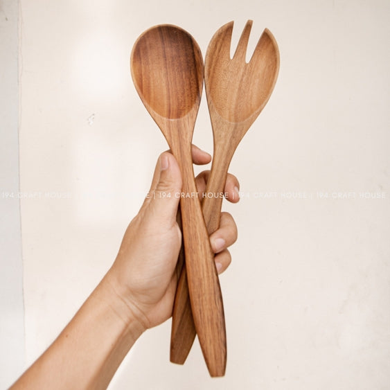 Wooden Salad Servers