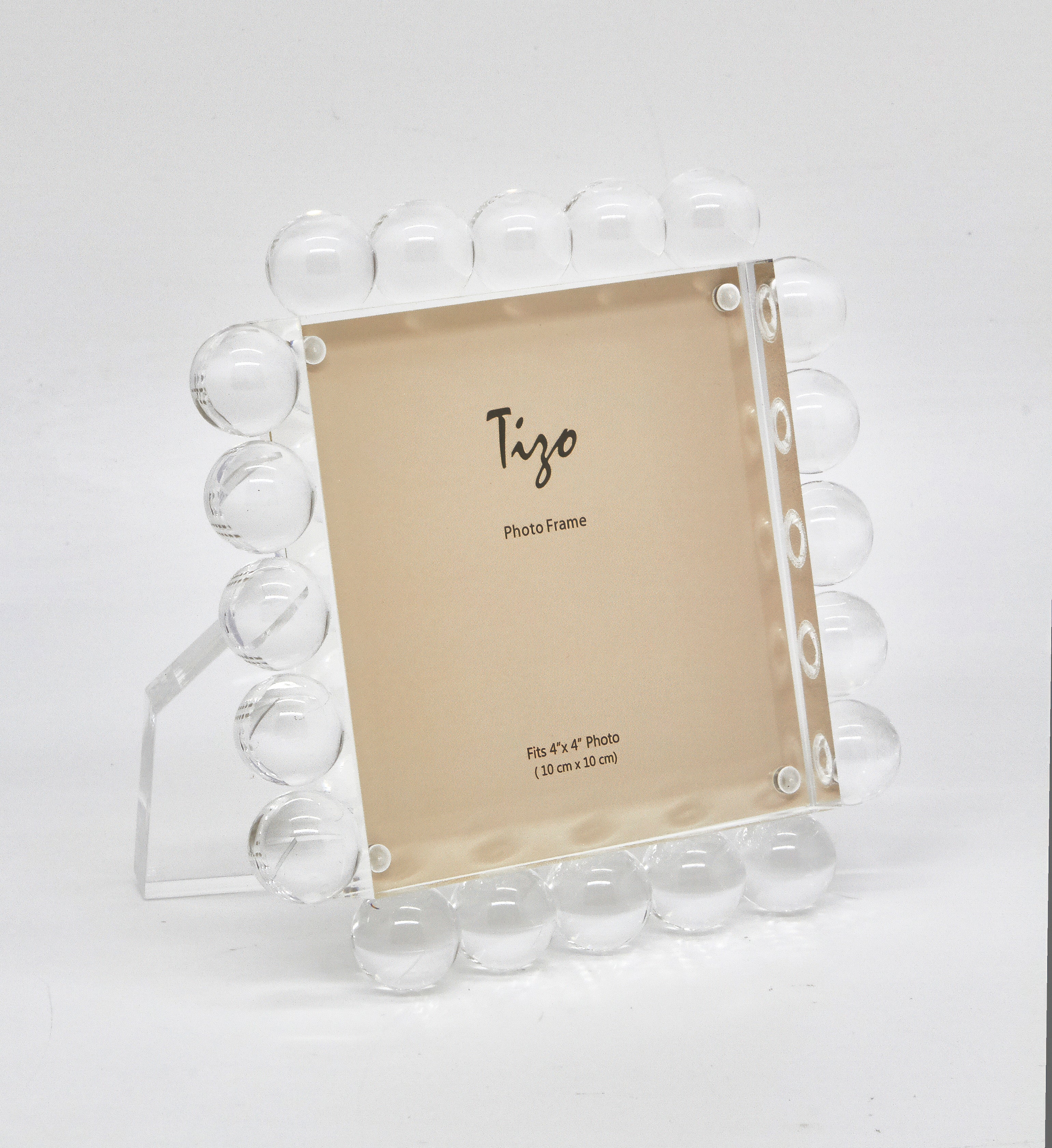 Acrylic Frame with Bubbles 4x4