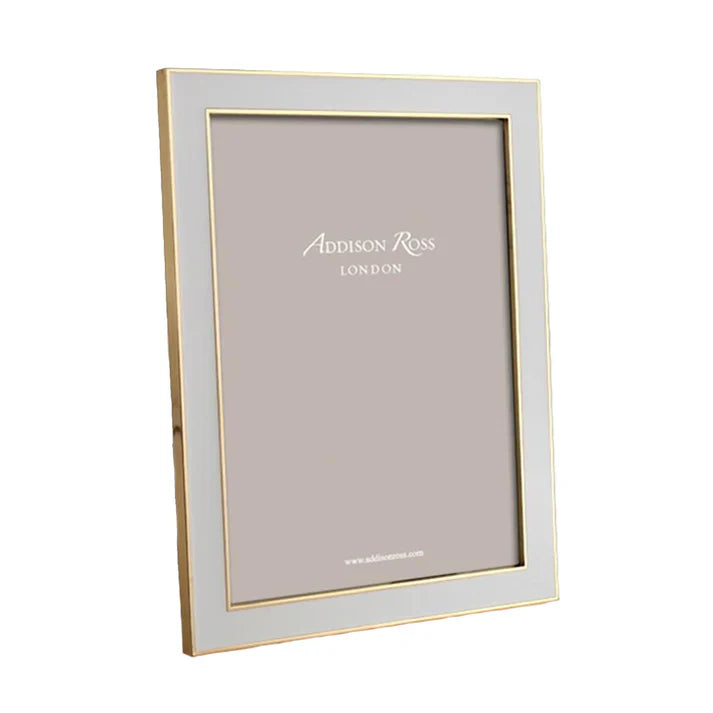 Gold Trim Chiffon Enamel Frame 5x7