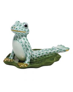 Yoga Frog In Cobra Pose 3.5"l X 2.25"h