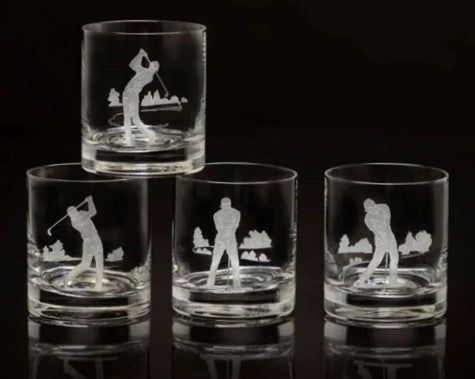 Golf Double Old Fashioned - Set of 4