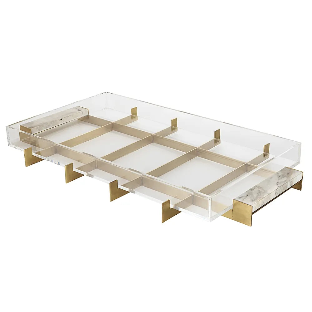 Gold Float Tray with Acrylic