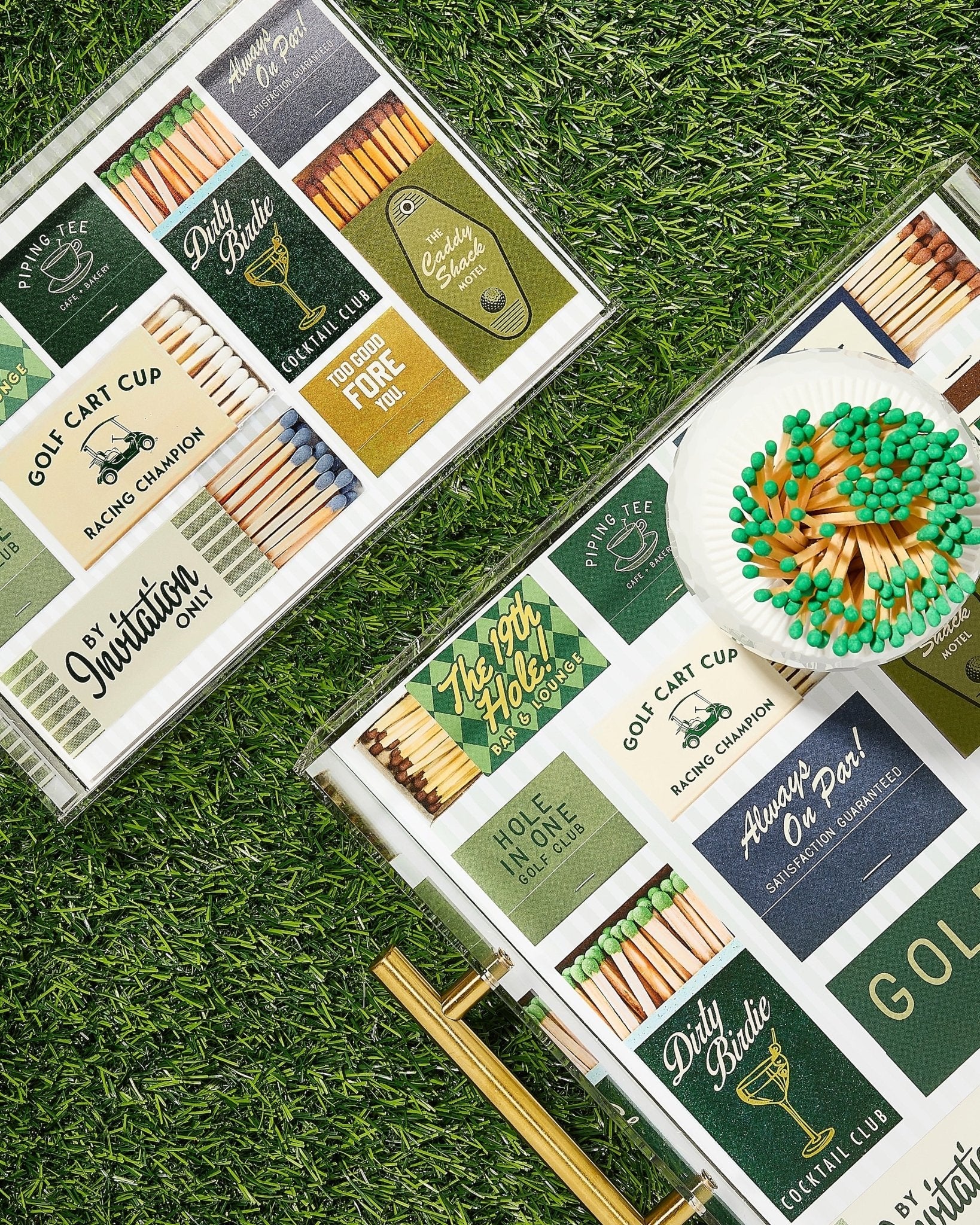 Golf Matchbook Tray Small