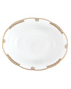 Princess Victoria Gray Oval Vegetable Dish