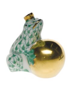 Frog With Crown  1.5"h