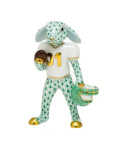 Football Bunny 2.5"l X 1.25"w X 3.75"h