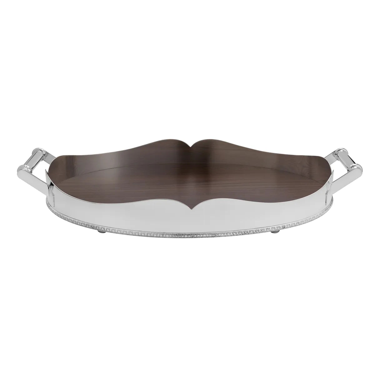 Heart Small Tray w/Wooden Bottom