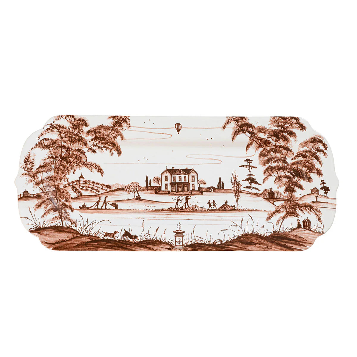 Country Estate Harvest Hostess Tray - Sepia