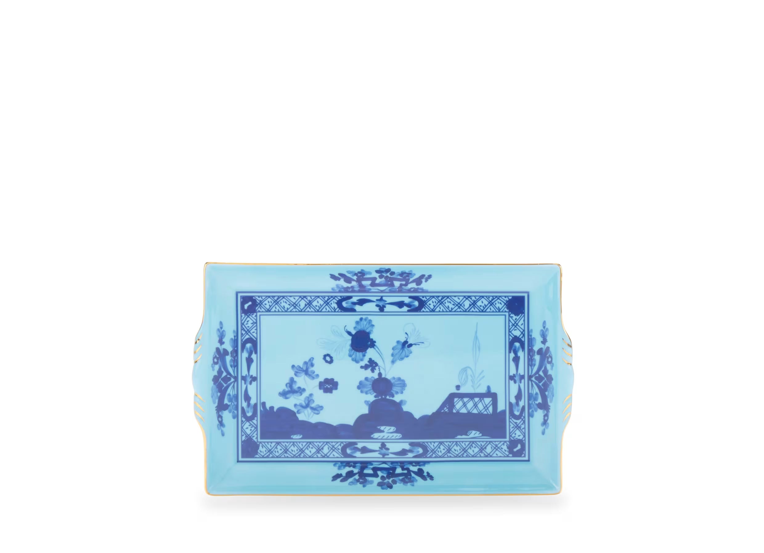 Oriente Italiano Rectangular Tray with Handles