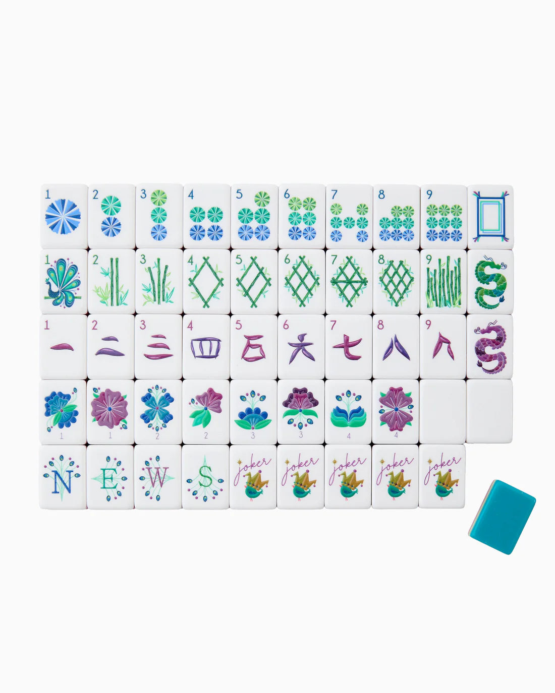 Lagoon Mahjong Tiles