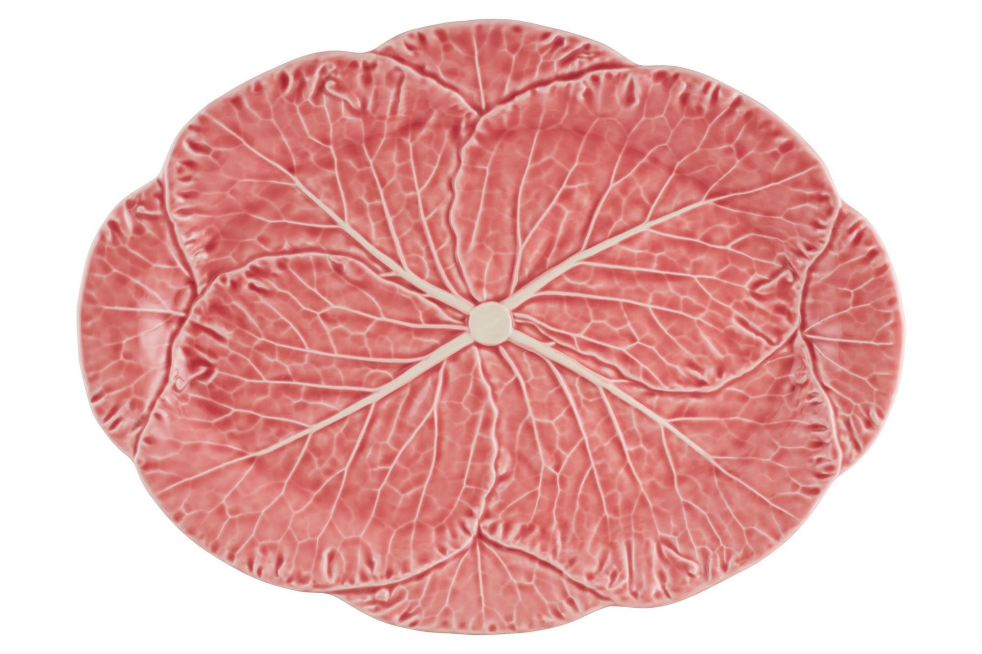 Cabbage Pink Large Oval Platter