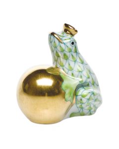 Frog With Crown  1.5"h