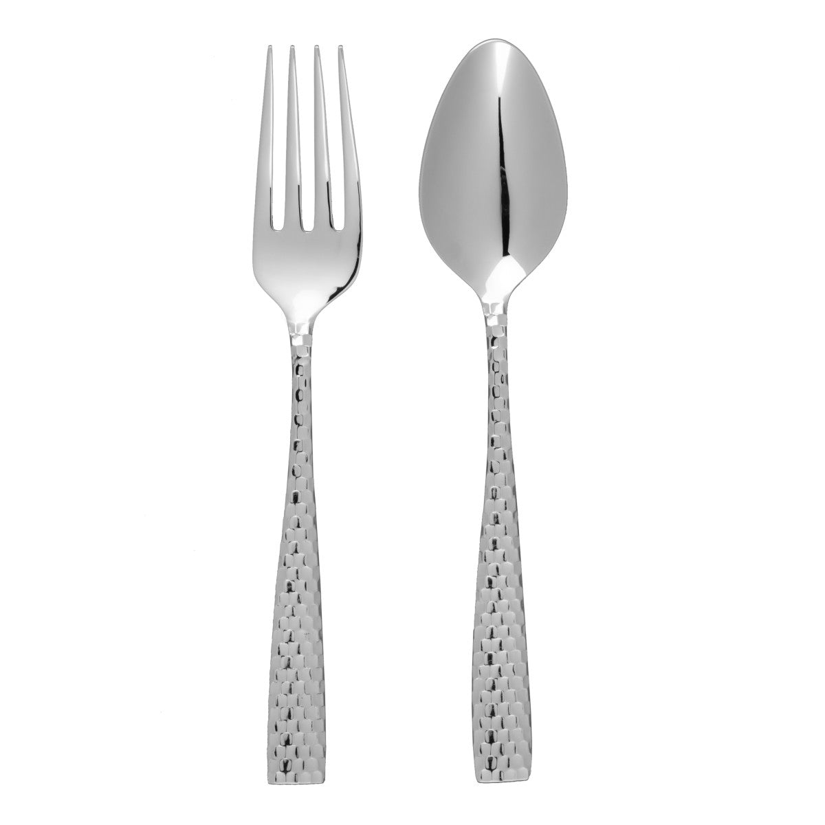 Lucca Faceted 2-piece serving set
