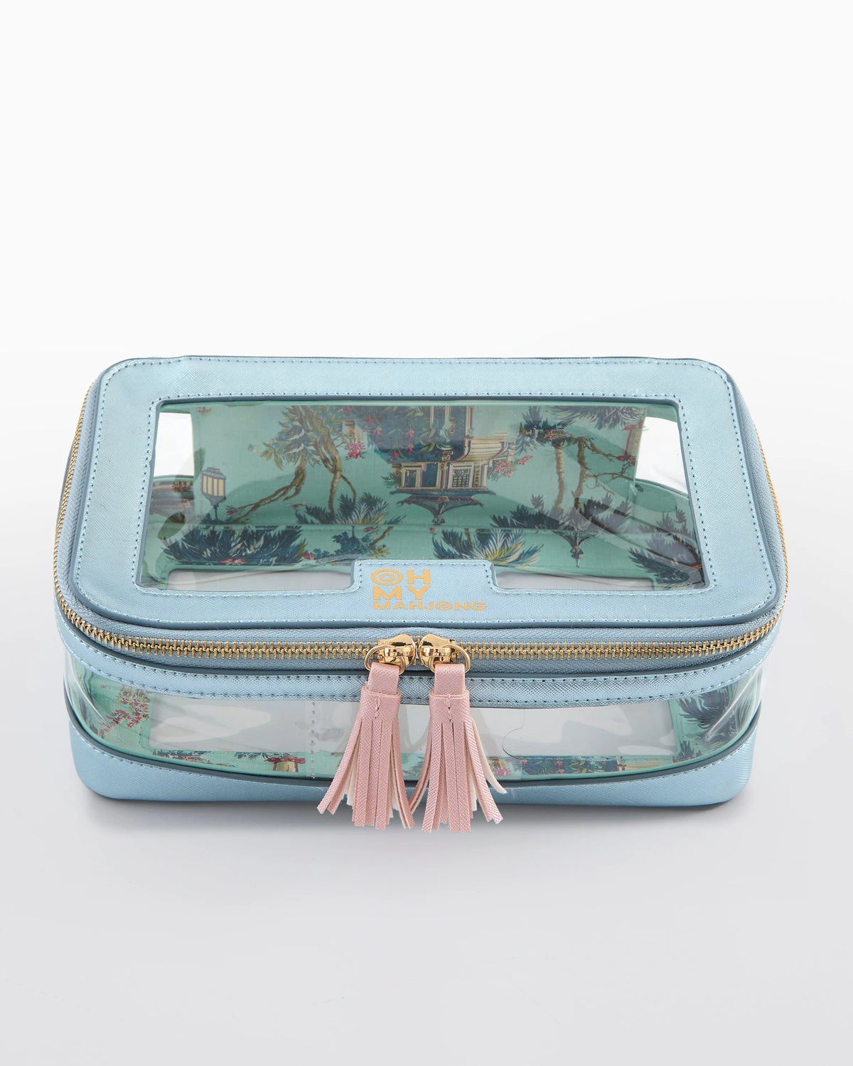 Light Blue Tile Storage Bag