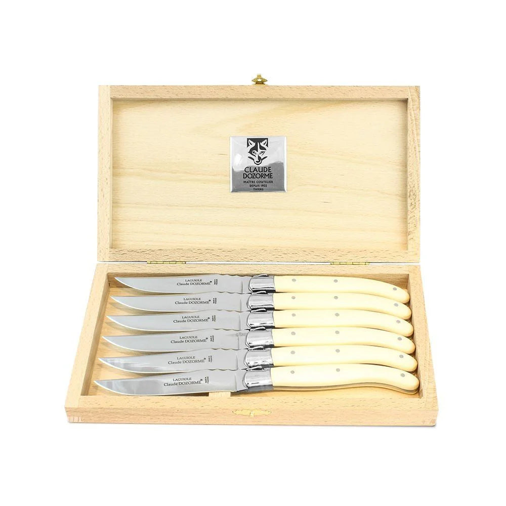 Claude Dozorme Laguiole Berlingot Steak Knives - Thumbnail 3