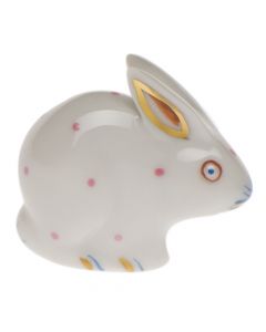 Polka Dot Rabbit  1"h