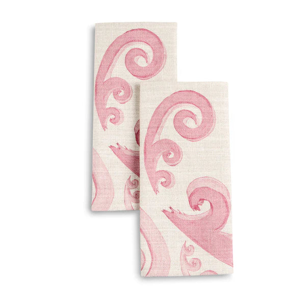 Athenee Peacock Napkins Set of 2