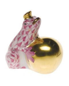 Frog With Crown  1.5"h