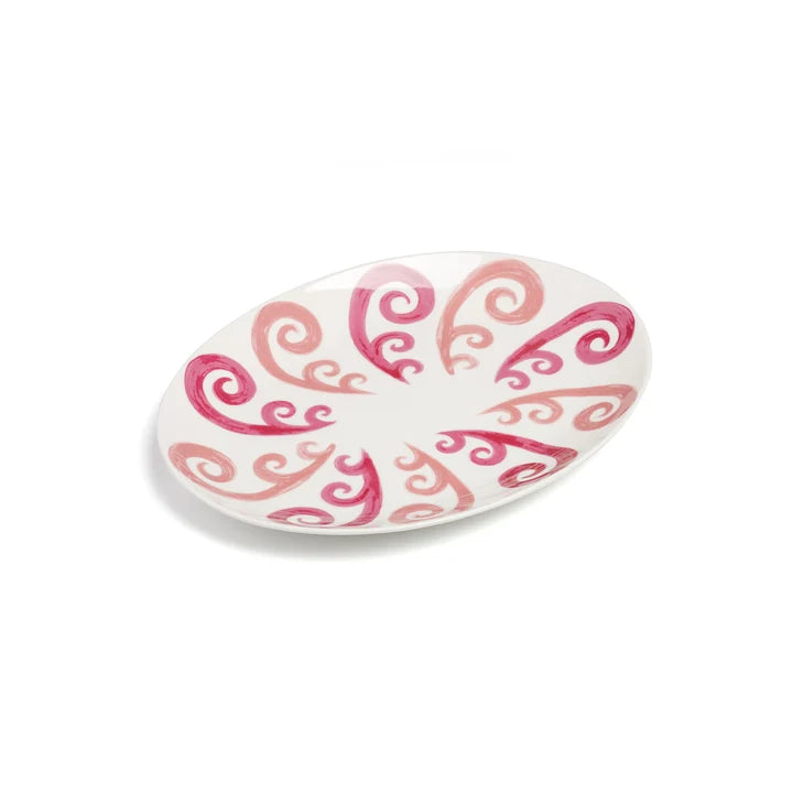 Athenee Two Tone Pink Serving Platter