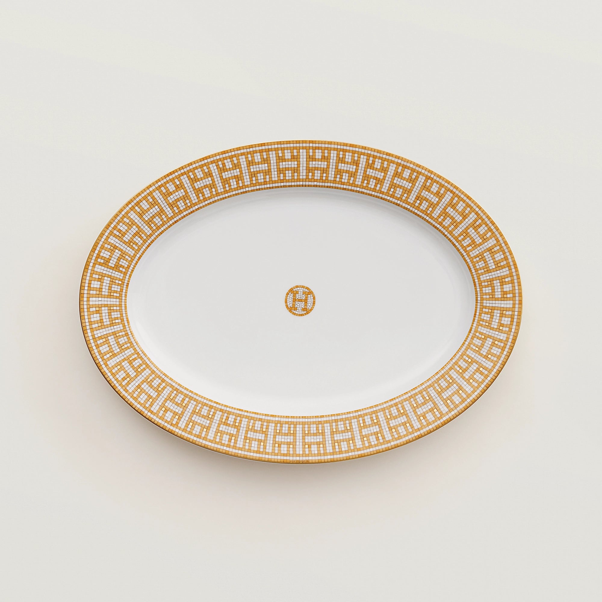 Mosaique Gold Oval Platter - Large