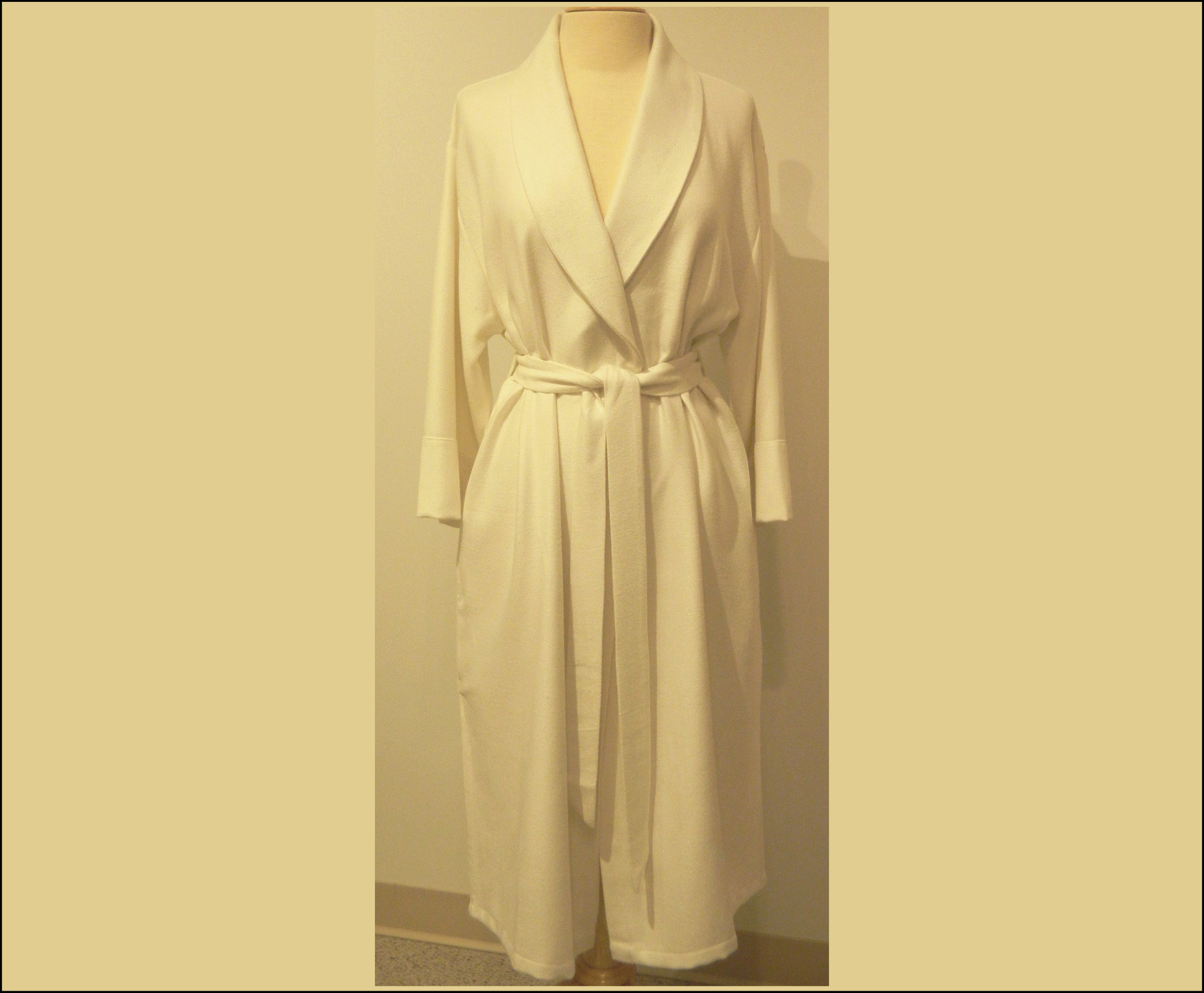 Robe - Bamboo - White Small