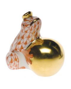 Frog With Crown  1.5"h