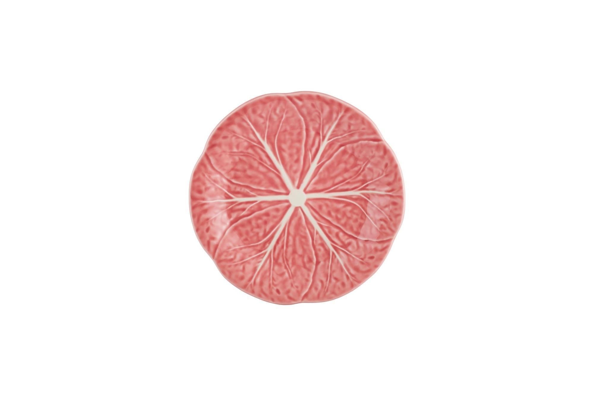 Cabbage Pink Salad Plate