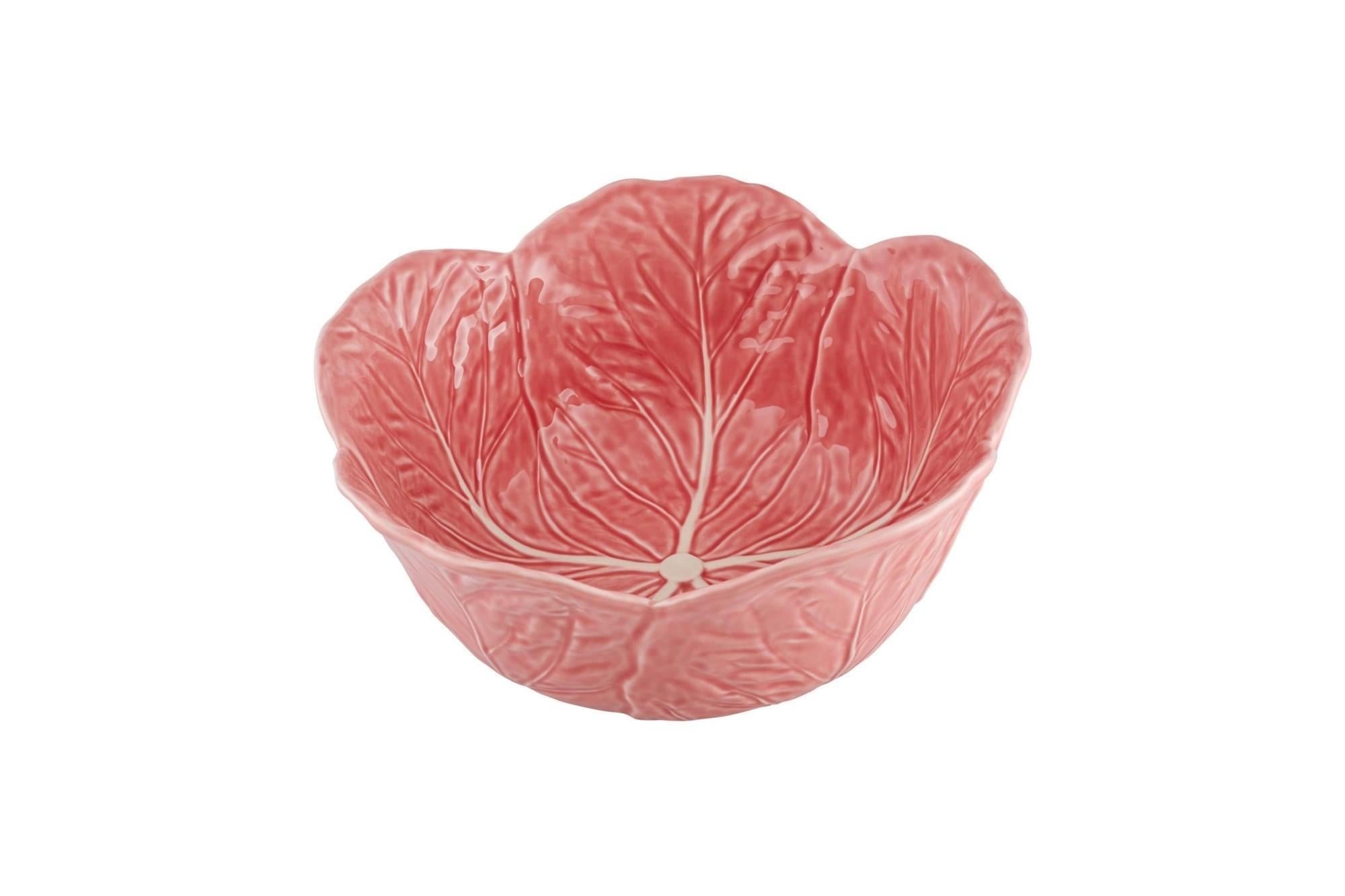Cabbage Pink Salad Serving Bowl