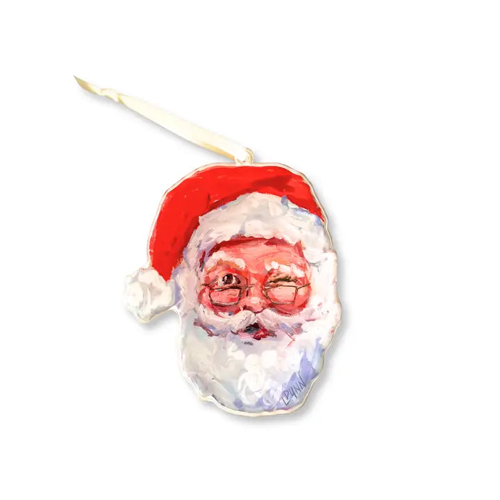 Naughty or Nice Santa Ornament