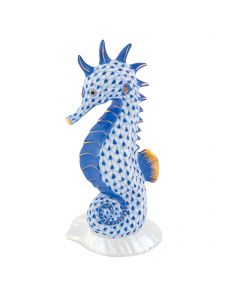 Seahorse On Scallop Shell 2.75"l X 2.5"w X 5.75"h