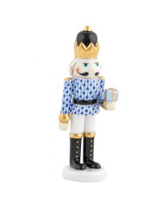 Nutcracker With Gift 1.5"l X 1.25"w X 4.5"h