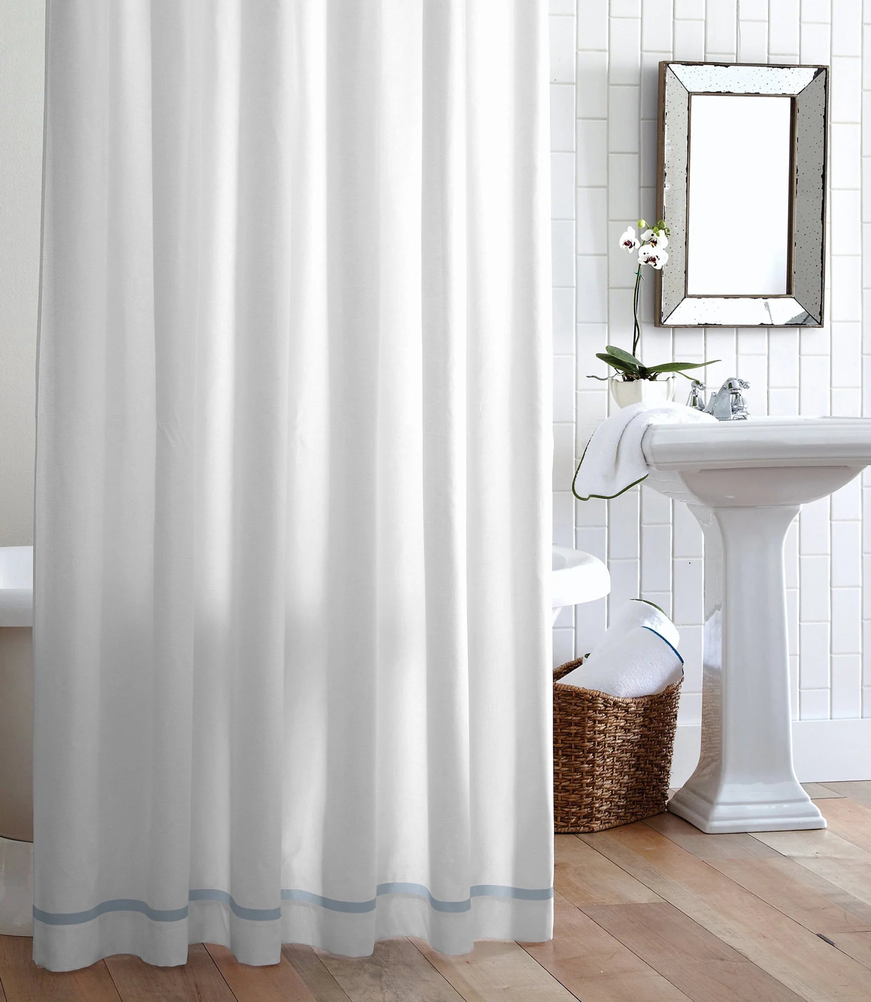 Pique II Tailored Shower Curtain