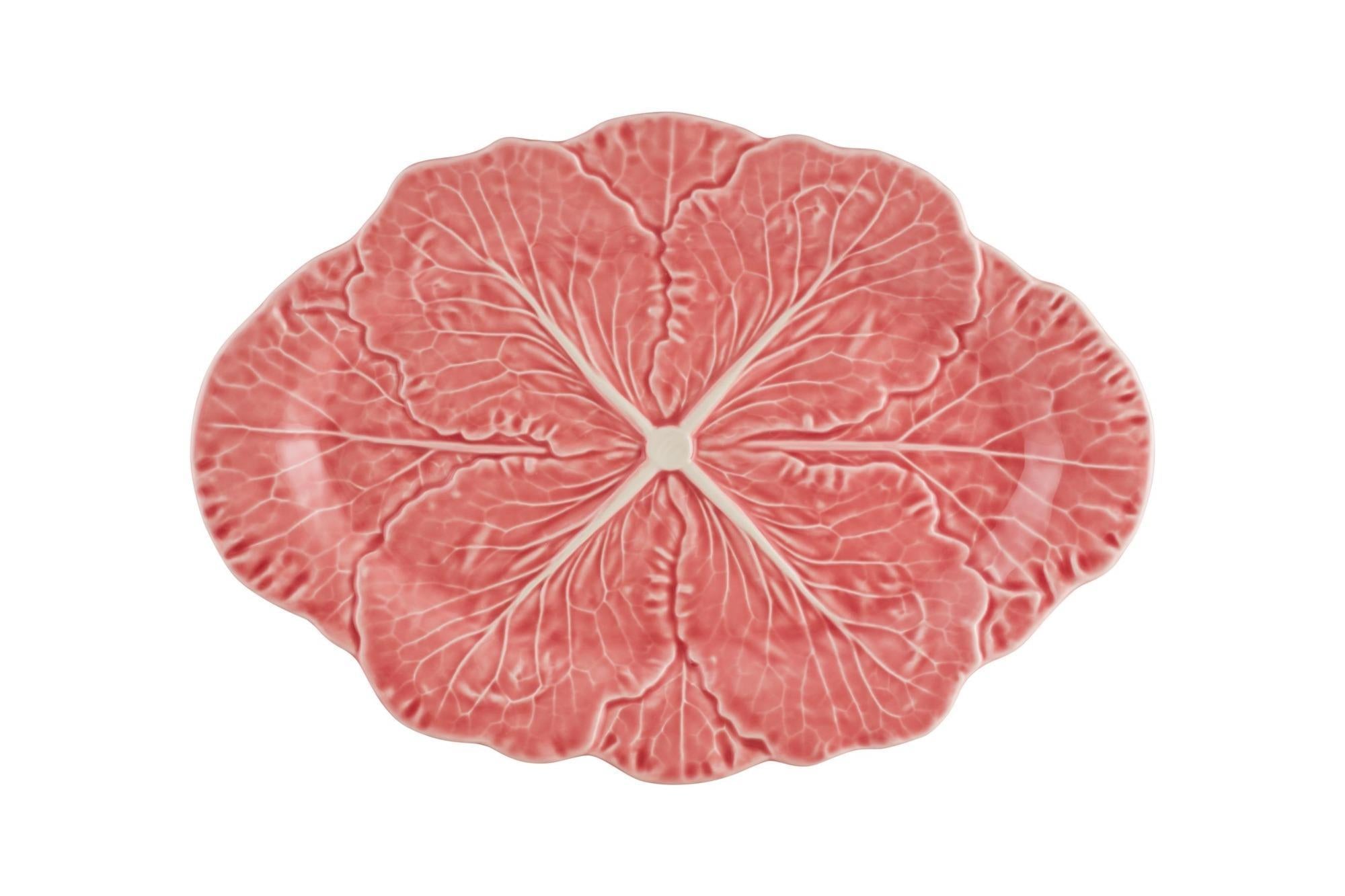 Cabbage Pink Small Oval Platter