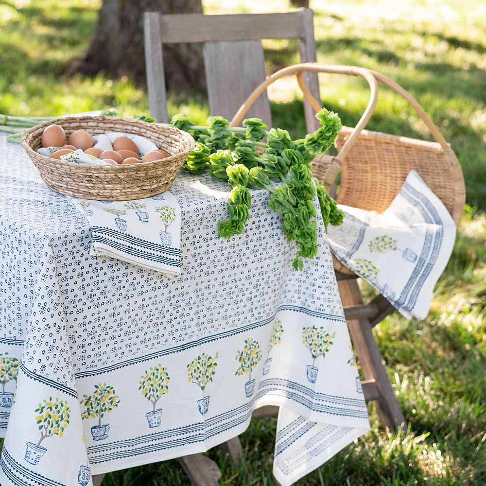 Lemon Topiaries Tablecloth