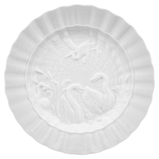 Swan Service Dessert Plate