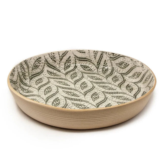Pine Large Round Cocktail Tray