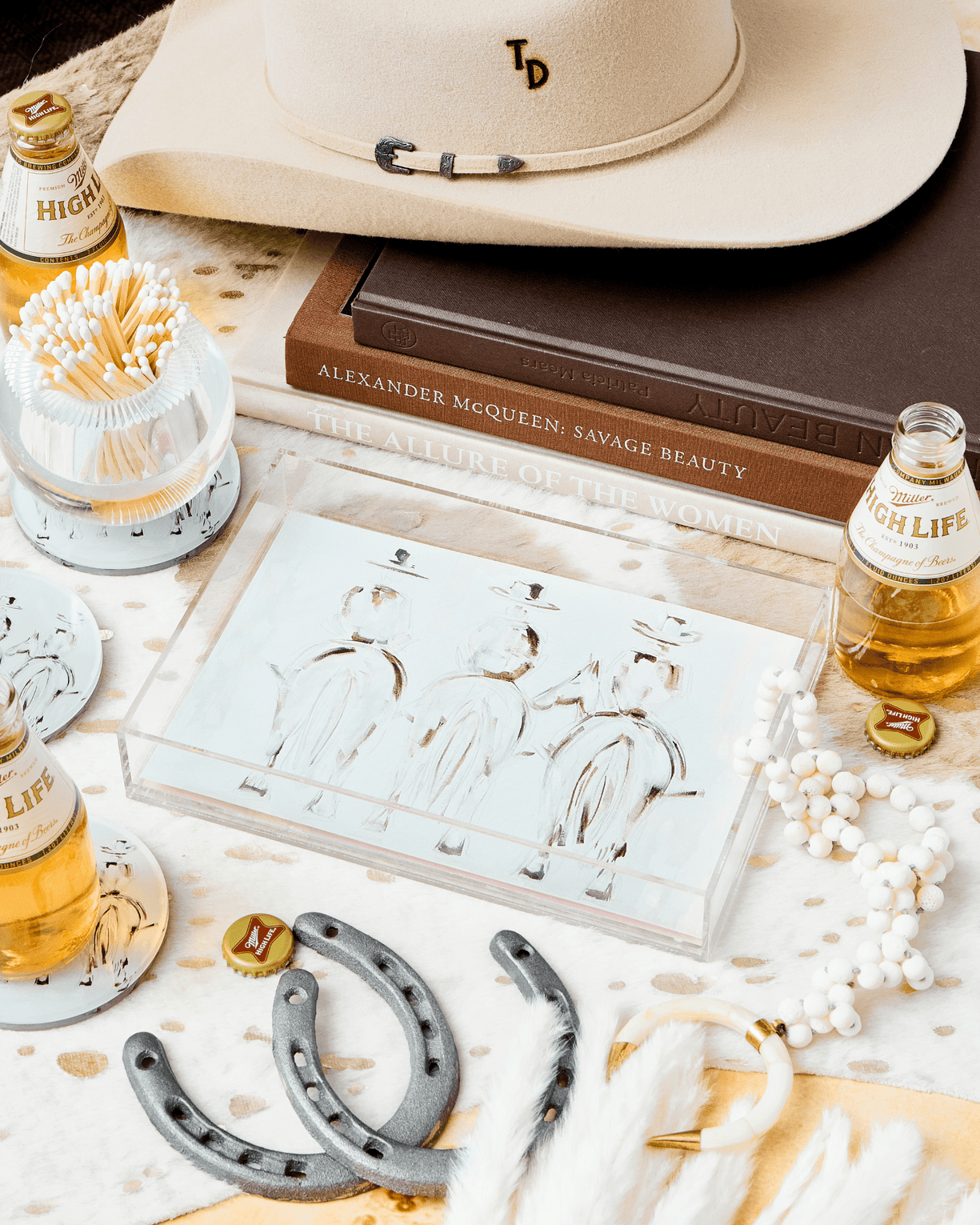 Printed Acrylic Tray Small