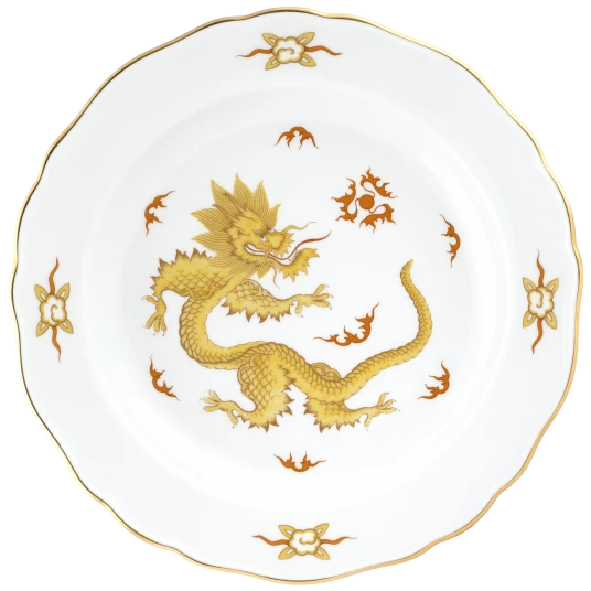 Ming Dragon Yellow Dessert Plate