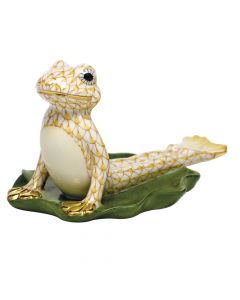 Yoga Frog In Cobra Pose 3.5"l X 2.25"h