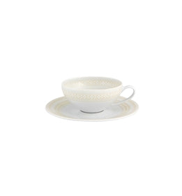 Ivory - Tea Cup And Saucer