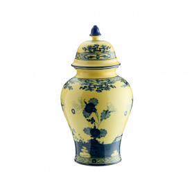 Oriente Italiano Small Potiche Vase with Cover