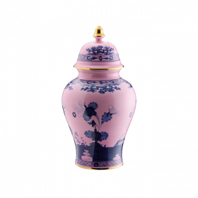 Oriente Italiano Small Potiche Vase with Cover