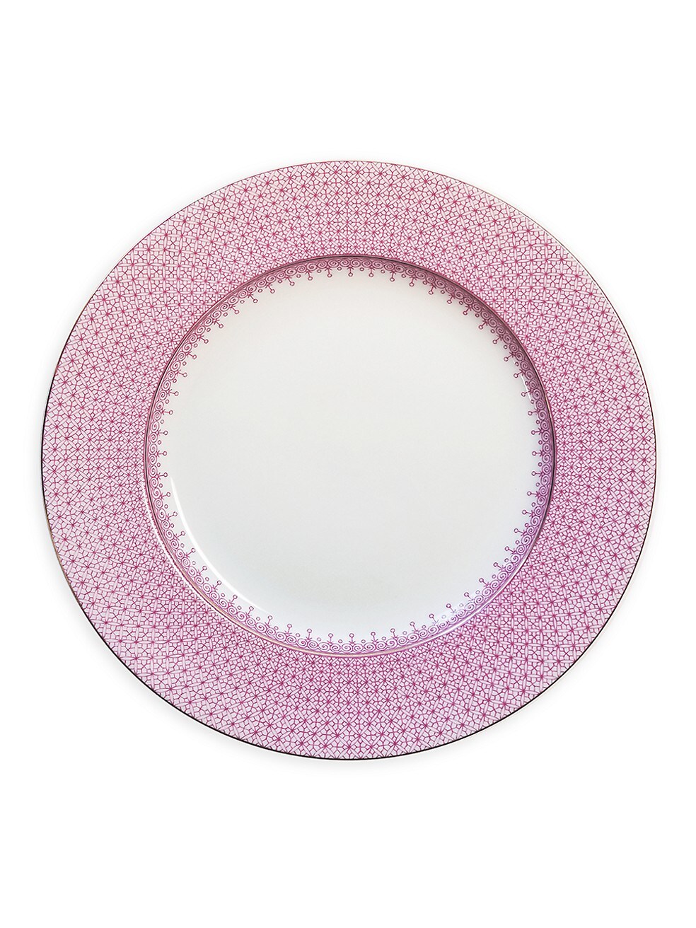 Pink Lace Bread & Butter Plate