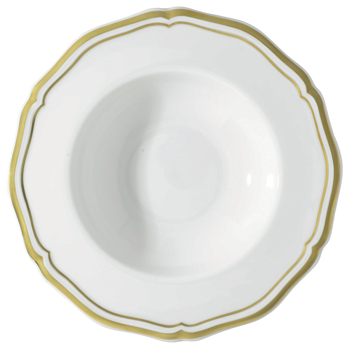 Polka Or - French Rim Soup Plate 9.1 in 6 oz