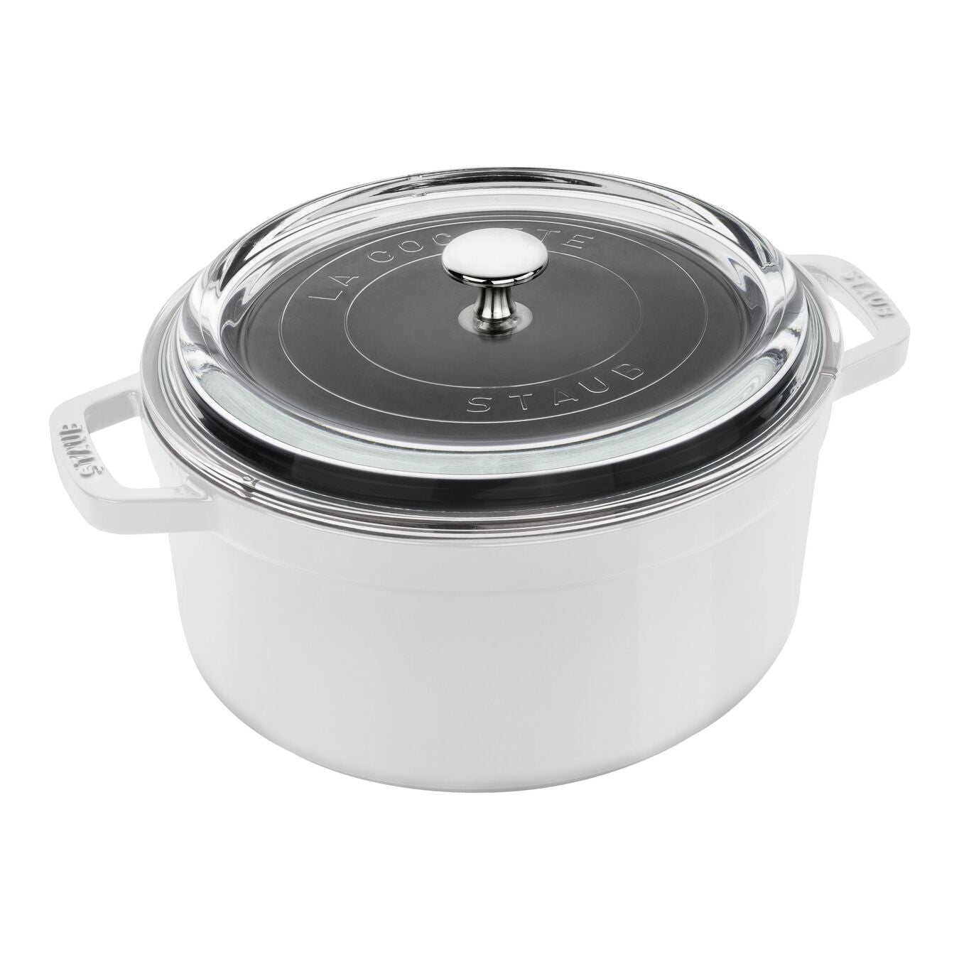 Staub Cocotte Round 4 qt. with glass lid