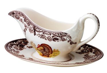 Woodland Turkey - Sauce Boat & Stand
